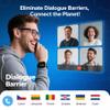 MNVOEQ AI Smart Wireless Bluetooth Translation Glasses for Men/Women with Speakers/Bluetooth&140+ Languages Translation Sports/Travel/Drive/Busniess (M1+AI+Color Change Lenses+Black) view 4