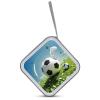 BTCOWZRV Cool Soccer Ball CD Case Hard Plastic 40 Capacity DVD Case Holders Wallet Portable Zipper CD Case DVD Storage Binder Disc Storage Organizer for Car Home Office Travel view 3