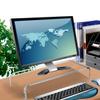 Alipis Acrylic Computer Monitor Stand Riser 40X20X10Cm with Keyboard Holder Multifunctional Desktop Organizer for Office and Home Desk view 3