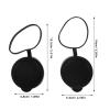 CATIEBYE 3Pcs Rubber Protective Lens Caps Set for Binoculars and Telescopes, 50Mm Objective and Eye Covers, Compact Lens Protection for Outdoor Use view 2