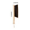 Beaupretty Home Cleaning Brush with Wooden Handle Large Soft Bristle Bed Brush for Upholstery and Clothes for Sofa and Furniture Cleaning Brown view 2