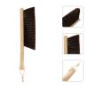 Beaupretty Home Cleaning Brush with Wooden Handle Large Soft Bristle Bed Brush for Upholstery and Clothes for Sofa and Furniture Cleaning Brown view 3