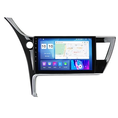 Android Car Stereo for Toyota Corolla 2017-2019,10 inch IPS Touchscreen with Upgrade Wireless CarPlay & Android Auto,WiFi/GPS,Support SWC and Subwoofer,8-Core 4G+64G