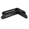 Dual L Shape Camera Flash L Bracket Bilateral Frame Twin Double L-Bracket Speedlite & DSLR Camera Holder/Mount, Excellent view 2