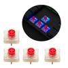 RGB Mx Switches Cherry MX Low Profile RGB Silver/Red Switch Thiner Key Switches view 2