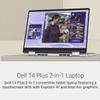 Dell 14 Plus 2-in-1 14 WUXGA Touch Laptop 8-Core Intel Core Ultra 9 288V Arc Graphics Thunderbolt 4 WiFi BE BT Webcam HDMI2.1 Backlit KB Fingerprint Win 11 Home W/Stylus Pen (32GB RAM, 1TB SSD) view 2