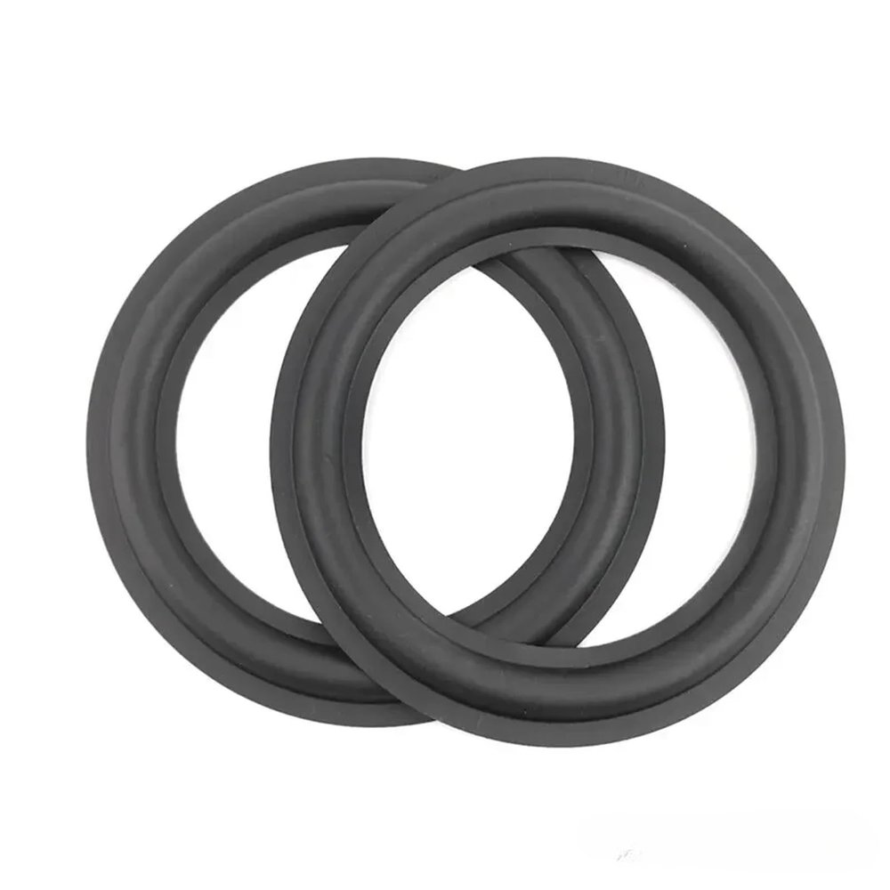 2 Pcs 6" Speaker Rubber Surround Edge Rings Repair Kit Replacement Speaker Repair