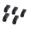 Vasiumic 5 Pcs DIN Rail Mount DTF08A 8-Pin For Relay Socket Base with Screw Terminals, Compatible with LY2N-J JQX-13F HH62P General Purpose Relays, Industrial Electrical Equipment view 3