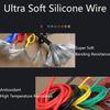 ACFFVBW Coiled Extension Cord, 1 Meter 5 Meters Ultra Soft High Temperature Silicone Copper Wire 30AWG to 10 AWG Flexible Heat-Resistant Cable Connector(Orange,1 Meter 26AWG) view 4