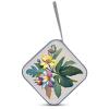 BTCOWZRV Flower Leaf CD Case Hard Plastic 40 Capacity DVD Case Holders Wallet Portable Zipper CD Case DVD Storage Binder Disc Storage Organizer for Car Home Office Travel view 3