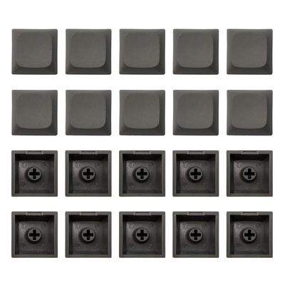 20pcs Color PBT Keycaps Set, 1U Standard Size Comfortable for Mechanical Keyboard Enthusiasts Keycap Replacement