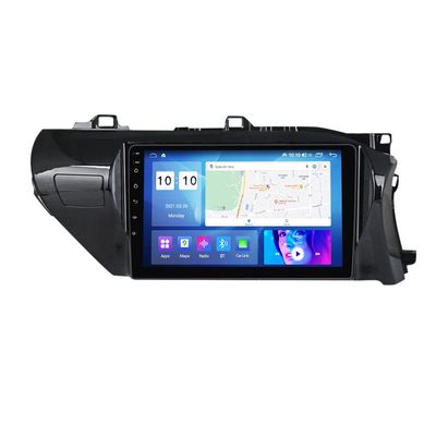 Android Car Stereo for Toyota Hilux 2015-2020 Right Hand Drive Only,10 inch IPS Touchscreen with Upgrade Wireless CarPlay & Android Auto,WiFi/GPS,Support SWC and Subwoofer,8-Core 8G+128G