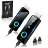 2026 Upgraded Wireless HDMI Transmitter and Receiver with LED Display 328ft/100M, 4K Decode 1080P@60Hz Ultra FHD Video Output, Plug&Play 5G+2.4G for Video to Monitor from PC/Laptop/HDTV/Camera view 1