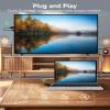 2026 Upgraded Wireless HDMI Transmitter and Receiver with LED Display 328ft/100M, 4K Decode 1080P@60Hz Ultra FHD Video Output, Plug&Play 5G+2.4G for Video to Monitor from PC/Laptop/HDTV/Camera view 3