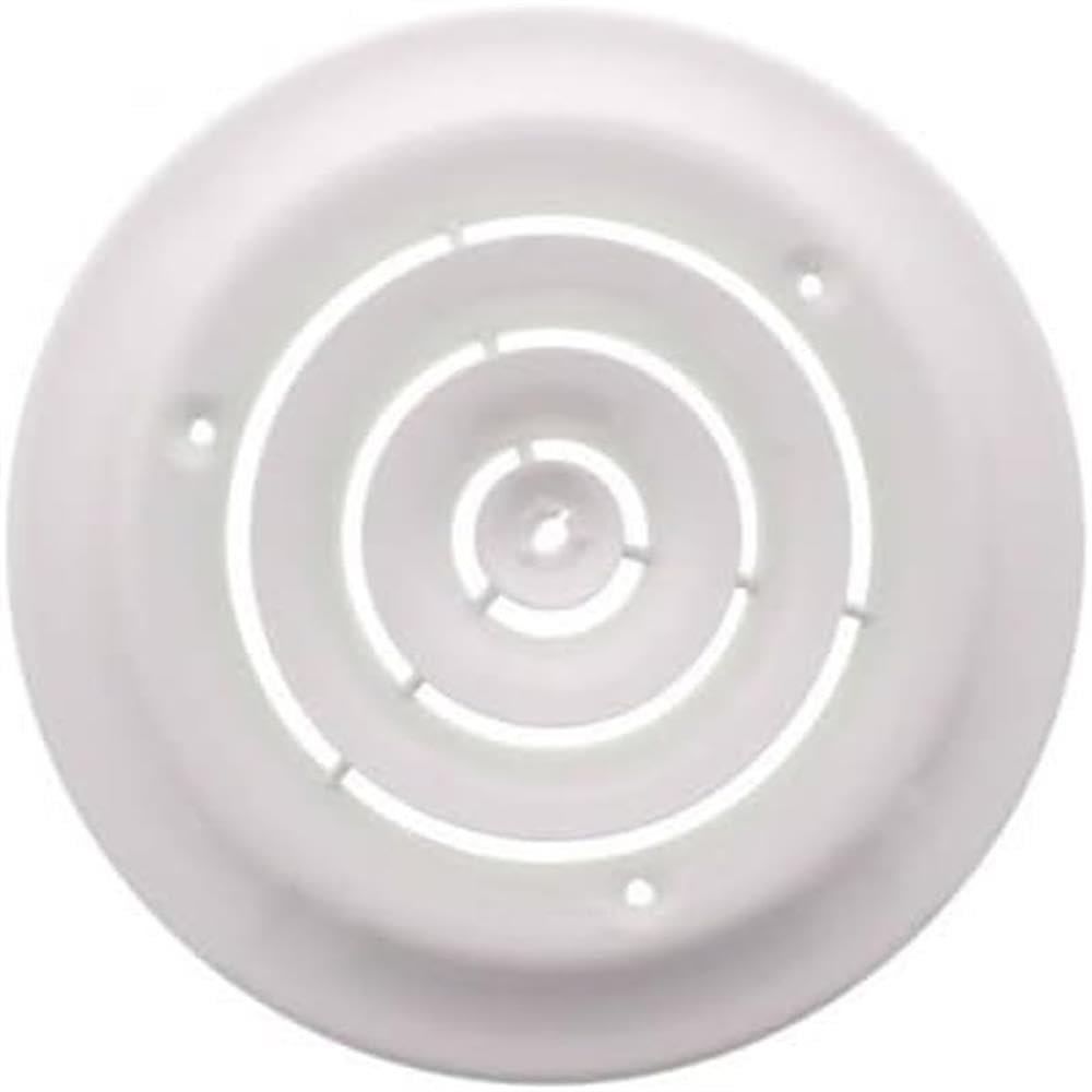 12900 for 6" (Wall Opening Size) Round White Ceiling Diffuser (16 Series)