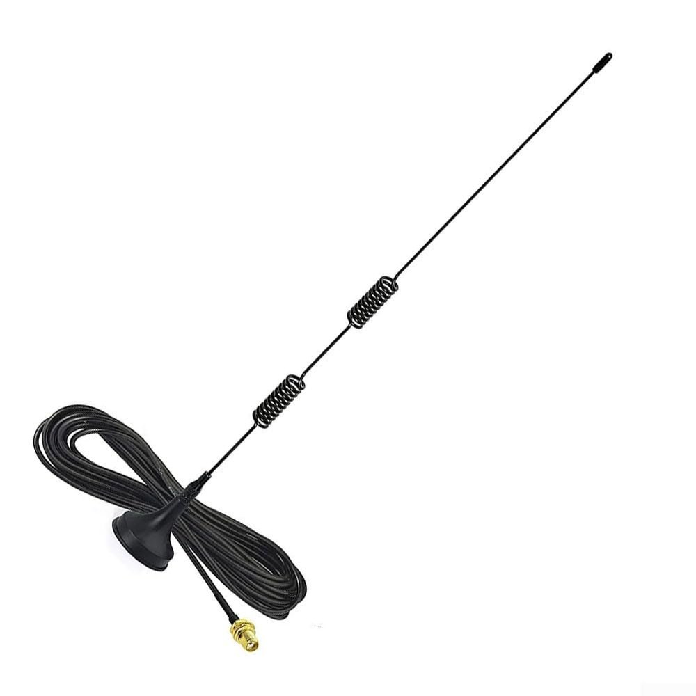 Dual Magnetic Base Antenna for Ham Radio, VHF 136 174MHz UHF 400 470MHz
