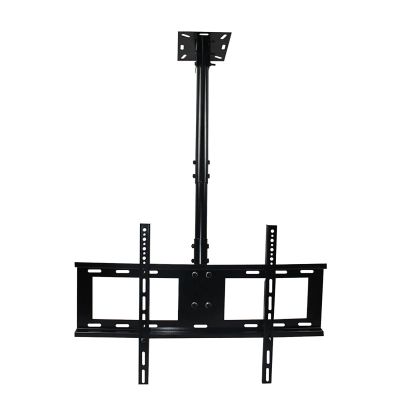 360 Swivel Tilt Ceiling TV Mount - Adjustable Bracket for 32" to 60" TVs, Black, 0.61m Height