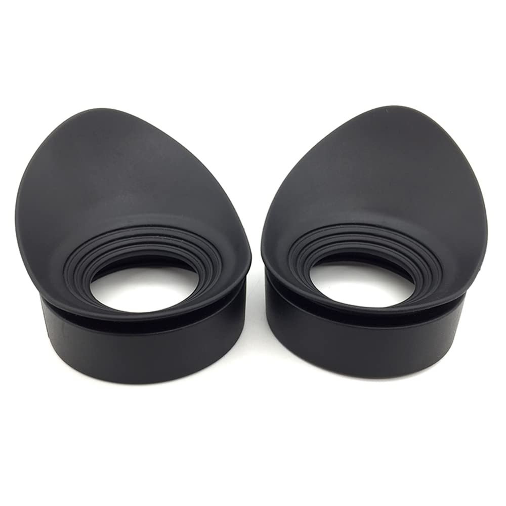 One Pair Binoculars Rubber Eye Cups Eye Guards Cups Inner Diameter 40 Mm for Telescopes Eyecups Microscope Eyepiece