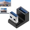 90 Degree USB Adapter  USB3.0 Aluminum Male Female, 10Gbps Speed Connector | Perfect for Computer Ports, Tablet Connections, Console Accessories, Media Devices, Tight Spaces Cable Management view 1