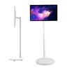 Portable Smart TV with Wheels 1080p Rotating Touchscreen Tablet for Bedside Foot of Bed Includes Remote Control(8G+128G) view 2