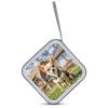 BTCOWZRV Farm Cute Chihuahua CD Case Hard Plastic 40 Capacity DVD Case Holders Wallet Portable Zipper CD Case DVD Storage Binder Disc Storage Organizer for Car Home Office Travel view 3
