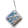 BTCOWZRV Windmills CD Case Hard Plastic 40 Capacity DVD Case Holders Wallet Portable Zipper CD Case DVD Storage Binder Disc Storage Organizer for Car Home Office Travel view 3