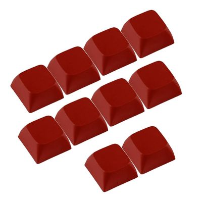 10Pcs 1U XDA2 Profile Keycaps Blank Multicolor Keycap for Customized Keyboard