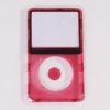 Classic Transparent Clear Red Plastic Front Cover Faceplate Housing Case with ClickWheel with Button for iPod 6th 7th Classic 80GB120G160G view 2