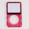 Classic Transparent Clear Red Plastic Front Cover Faceplate Housing Case with ClickWheel with Button for iPod 6th 7th Classic 80GB120G160G view 3