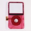 Classic Transparent Clear Red Plastic Front Cover Faceplate Housing Case with ClickWheel with Button for iPod 6th 7th Classic 80GB120G160G view 4