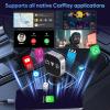 DOITOOL Wireless Car Adapter 3-in-1 Auto Adapter Converts Wired to Wireless USB A to C Connector Plug and Play for Vehicle Phone Connection view 4