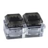 1U Standard Size Transparent Black Keycaps for G813 G815 G913 Gaming Keyboards view 3