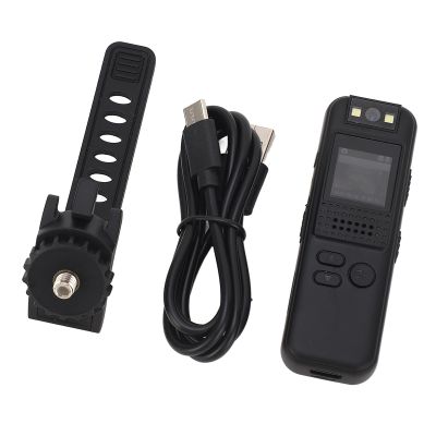 WALFRONT Body Cam 1080P HD Video Camera with Rotatable Lens, Portable Shockproof Sport DV Camera for Outdoor Activities and Professional Use