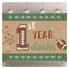7x5FT 1st Year Down Photo Backdrop Football Boy Happy Birthday Photography Background Banner Polyester Fabric Studio Props Booth Video Shooting Decorations Supplies view 1