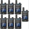 OMIZN T6 Ultra-Slim Walkie Talkie with Unlimited Range Over 4G LTE, AES-256 Encrypted Two Way Radio, Noise Reduction, IP65, Type-C Charging, Lifetime Free Use view 1