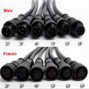 LOKLNEYK 5/20Pcs M12 Metal Black Water Proof IP68 2 3 4 5 6 8Pin Male and Female L*/ED Strip Outdoor IP68 Cable Connector 20cm Wire Plug(Male,20pcs,8P) view 2