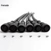 LOKLNEYK 5/20Pcs M12 Metal Black Water Proof IP68 2 3 4 5 6 8Pin Male and Female L*/ED Strip Outdoor IP68 Cable Connector 20cm Wire Plug(Male,20pcs,8P) view 3