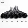 LOKLNEYK 5/20Pcs M12 Metal Black Water Proof IP68 2 3 4 5 6 8Pin Male and Female L*/ED Strip Outdoor IP68 Cable Connector 20cm Wire Plug(Male,20pcs,8P) view 4