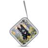BTCOWZRV Black German Shepherd Dog CD Case Hard Plastic 40 Capacity DVD Case Holders Wallet Portable Zipper CD Case DVD Storage Binder Disc Storage Organizer for Car Home Office Travel view 3