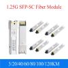 5Pair 1.25G 1000M Gigabit Fiber SFP Module SC 1310nm/1550nm Single Mode A+B Fiber Module Fit for Ethernet Switch(40KM) view 3