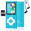 64GB MP3 Player, Hotechs MP3 Music Player with Slim Classic Digital LCD 1.82'' Screen Mini USB Port with FM Radio, Voice Record view 1