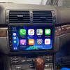4+64G Double Din Car Stereo for 3 Series 325i 330i M3 E46 1998-2006 Radio Upgrade 4 Core 9 Inch Touch Screen Radio Android 14 Radio with Wireless Carplay Android Auto Bluetooth GPS Backup Camera WiFi view 4