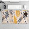 Boho Palm Leaves Large Gaming Mouse Pad 12x24 Inch Extended Desk Mat, Non-Slip Rubber Base Keyboard & Mouse Pad, Waterproof Computer Desk Pad for Office Home Gamer Desk Accessories view 1