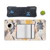 Boho Palm Leaves Large Gaming Mouse Pad 12x24 Inch Extended Desk Mat, Non-Slip Rubber Base Keyboard & Mouse Pad, Waterproof Computer Desk Pad for Office Home Gamer Desk Accessories view 4