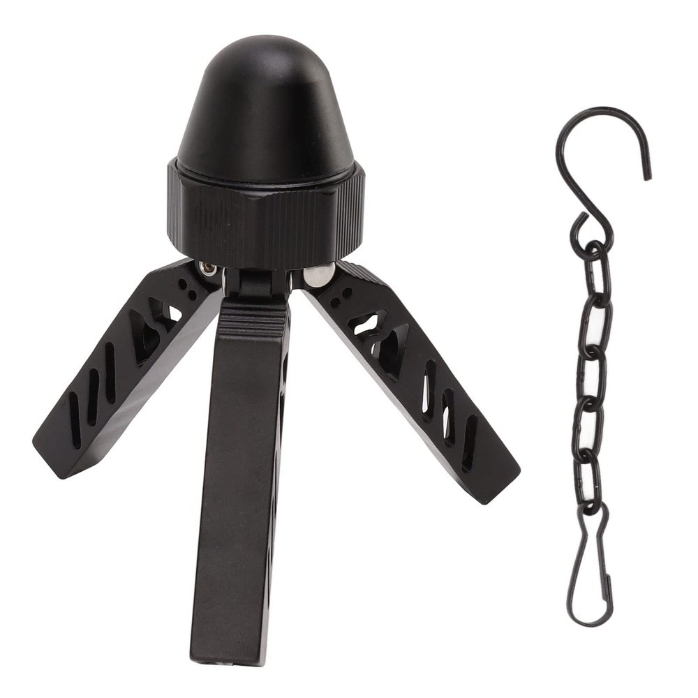 Camping Tripod Tent Support, Aluminum Alloy A Shaped Tent Pole, Stable Triangular Support Structure with Adjustable Nuts, Smooth Rounded Top Design for Pyramid Tents and Camping Li
