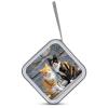 BTCOWZRV Cats Sitting Together CD Case Hard Plastic 40 Capacity DVD Case Holders Wallet Portable Zipper CD Case DVD Storage Binder Disc Storage Organizer for Car Home Office Travel view 3