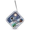 BTCOWZRV Funny Astronaut Dinosaur Rocket CD Case Hard Plastic 40 Capacity DVD Case Holders Wallet Portable Zipper CD Case DVD Storage Binder Disc Storage Organizer for Car Home Office Travel view 3