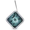 BTCOWZRV Cute Bat Spider Webs CD Case Hard Plastic 40 Capacity DVD Case Holders Wallet Portable Zipper CD Case DVD Storage Binder Disc Storage Organizer for Car Home Office Travel view 3