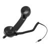 Badafaci Retro Phone Handset with 35mm Jack Classic Telephone Receiver for Smartphones Reduce Radiation Clear Sound for Elderly Parents ABS Material Universal Compatibility Comfortable (Black) view 1