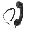 Badafaci Retro Phone Handset with 35mm Jack Classic Telephone Receiver for Smartphones Reduce Radiation Clear Sound for Elderly Parents ABS Material Universal Compatibility Comfortable (Black) view 2